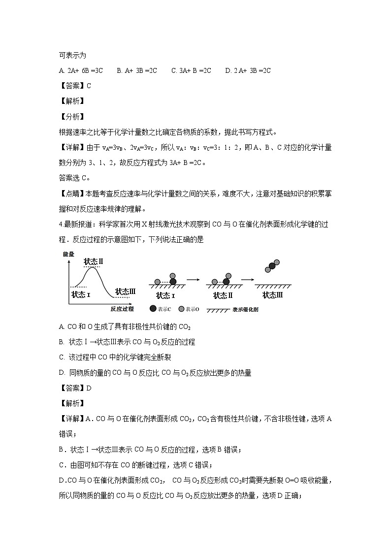 【化学】湖北省荆门市龙泉中学2018-2019学年高二上学期10月月考（解析版）第2页