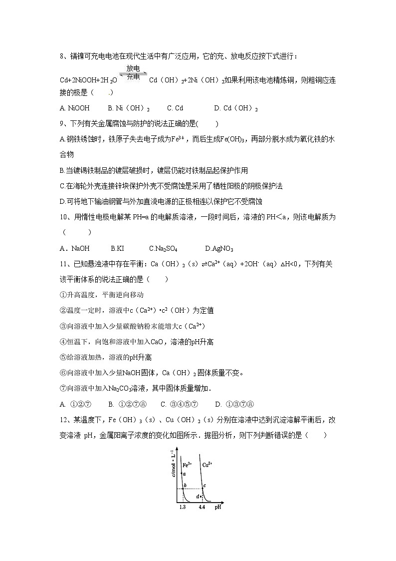 【化学】吉林省白城市第一中学2018-2019学年高二上学期第一次月考第3页