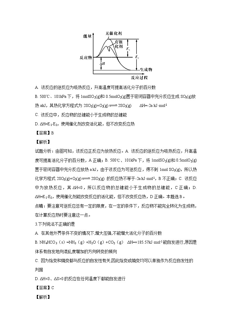 【化学】河北省唐山市第一中学2018-2019学年高二10月月考（解析版）第2页