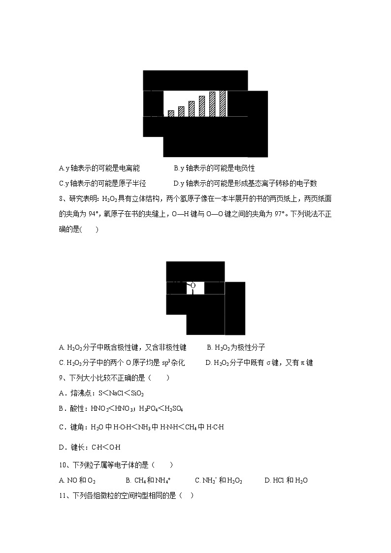 【化学】山西省阳泉市第二中学2018-2019学年高二下学期期中考试02