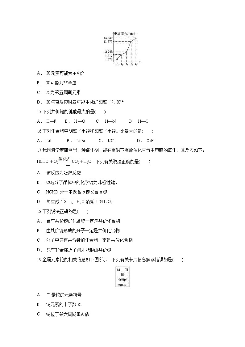 【化学】云南省双柏县一中2018-2019学年高二上学期期中考试（解析版）03