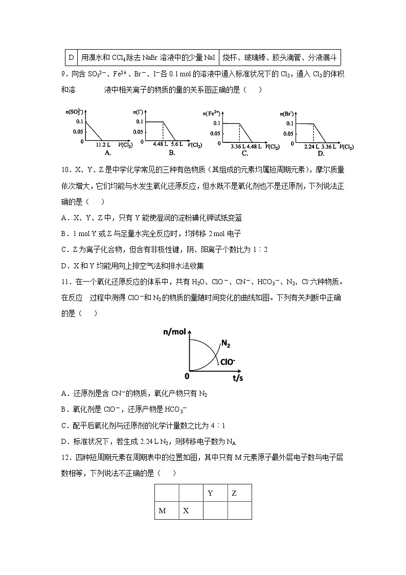 【化学】河北省武邑中学2018-2019学年高二上学期期中考试03