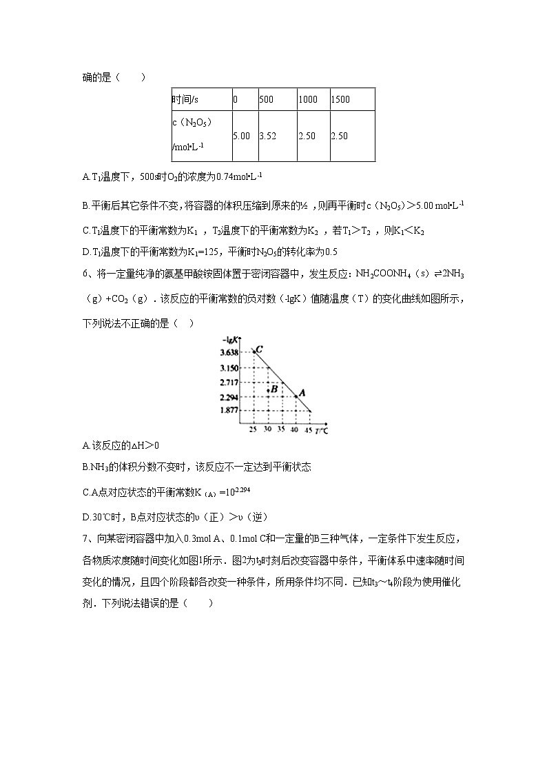 【化学】贵州省思南中学2018-2019学年高二上学期期中考试（解析版）02