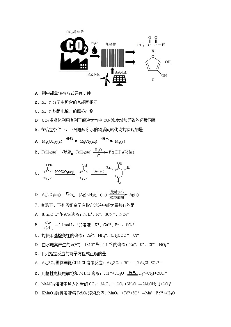 【化学】江苏省盐城市2018-2019学年高二下学期期末考试02