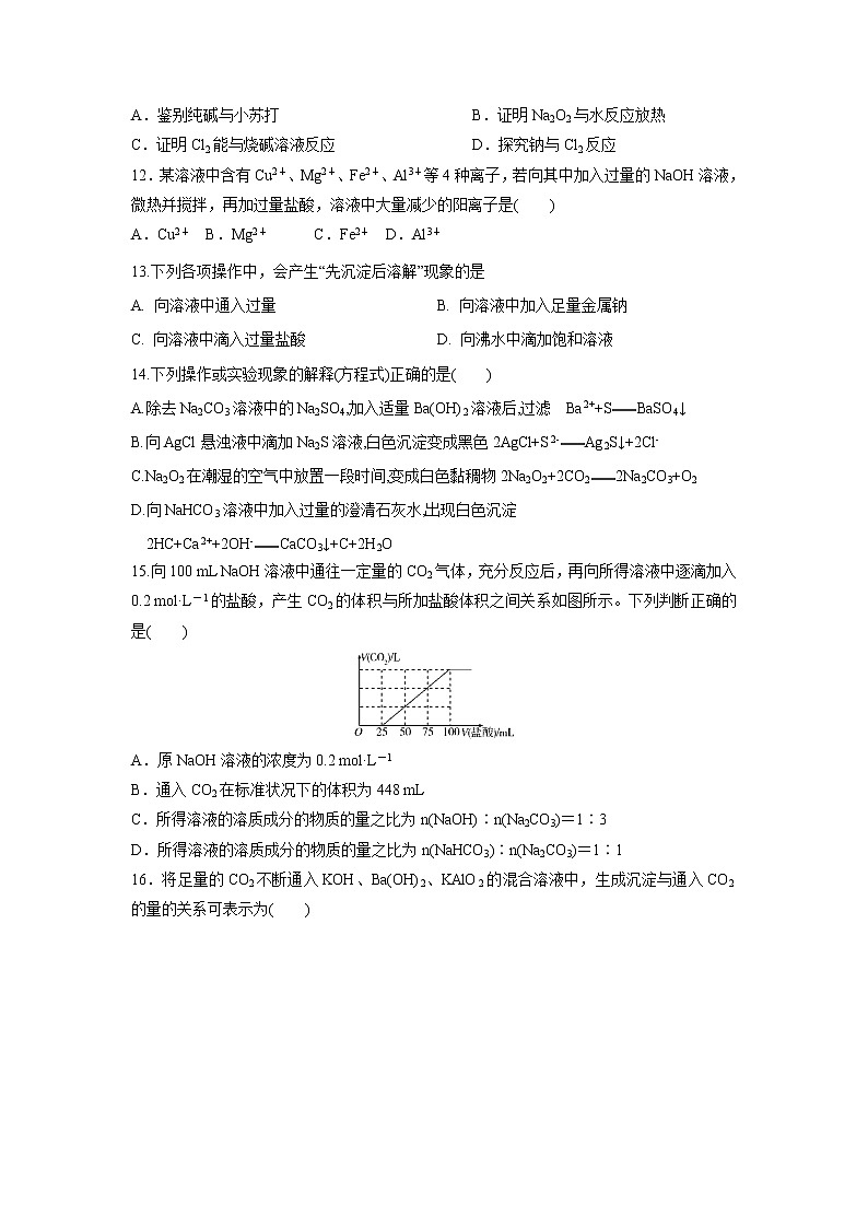 【化学】河北省邯郸市大名县第一中学2019-2020学年高二下学期第一次半月考 试卷03