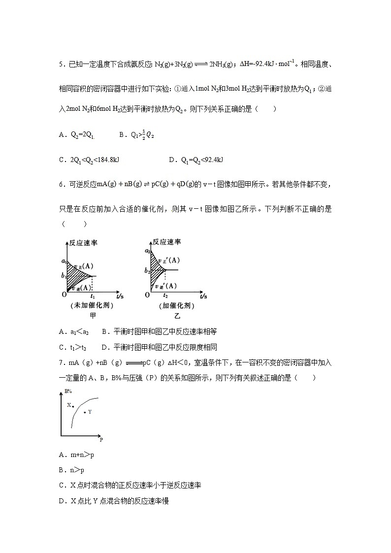 【化学】江西省万载中学2019-2020学年高二12月月考试题02