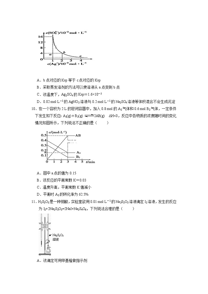 【化学】江西省鄱阳第一中学2019-2020学年高二上学期第二次检测试题03