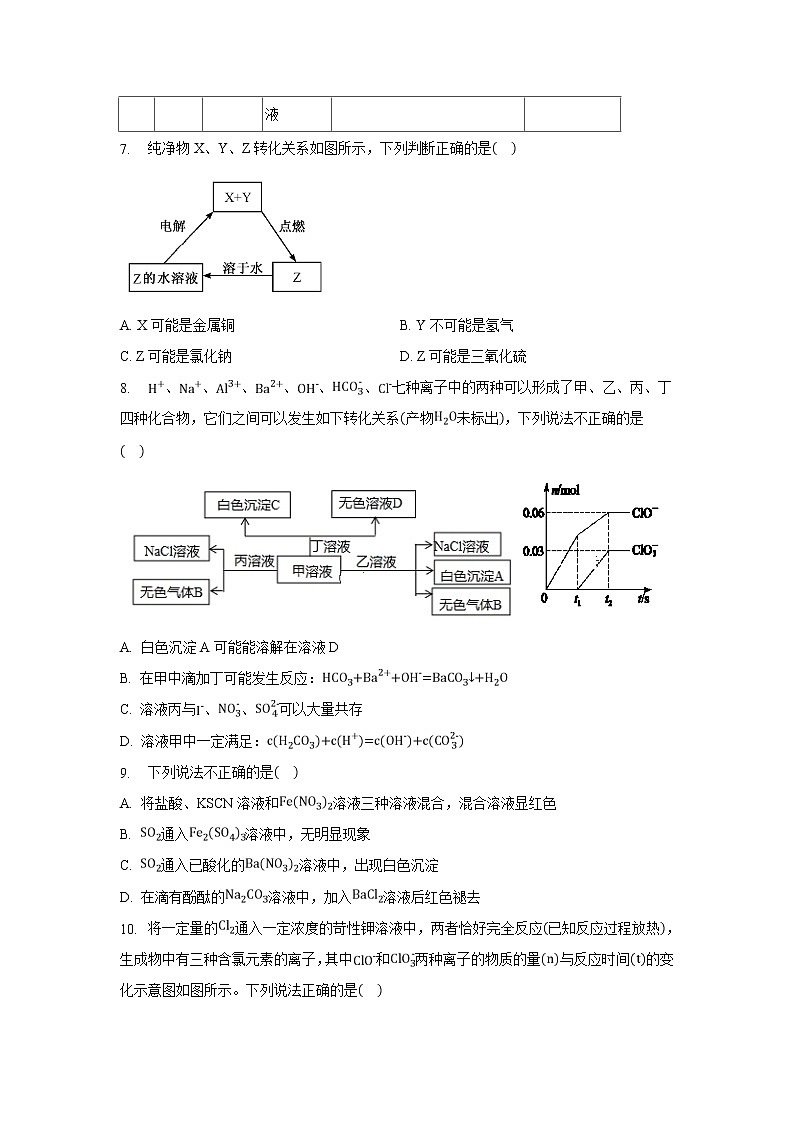 【化学】河北省宣化市第一中学2019-2020学年高二上学期12月月考试卷（解析版）03