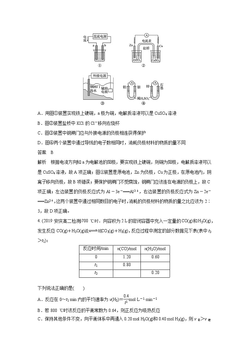【化学】北京市2019-2020学年高二下学期期末考前模拟训练(解析版)02