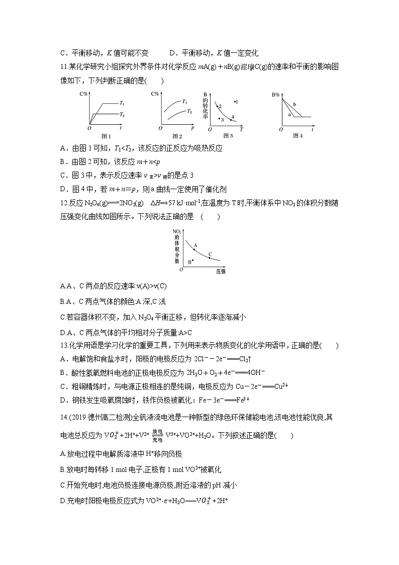 【化学】云南省昆明市官渡区第一中学2019-2020学年高二下学期开学考试03