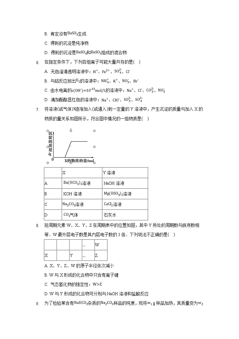【化学】河北省宣化市第一中学2019-2020学年高二上学期期末考试试卷（解析版）02