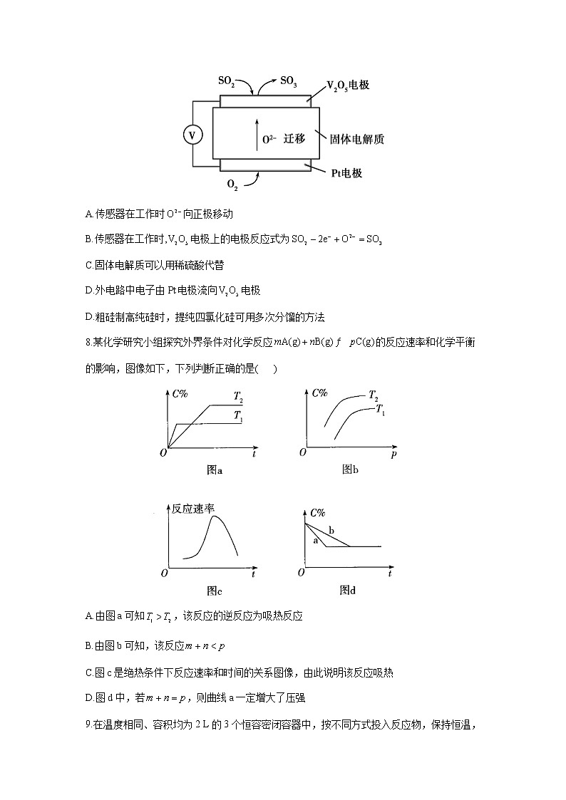 【化学】湖南省娄底市双峰县双峰一中2020-2021学年高二9月入学考试03