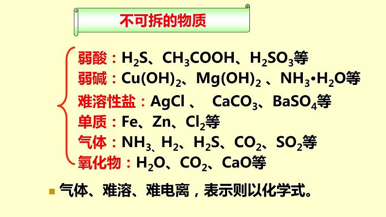 2.2 离子反应及其发生的条件 -人教版高中化学必修一课件05