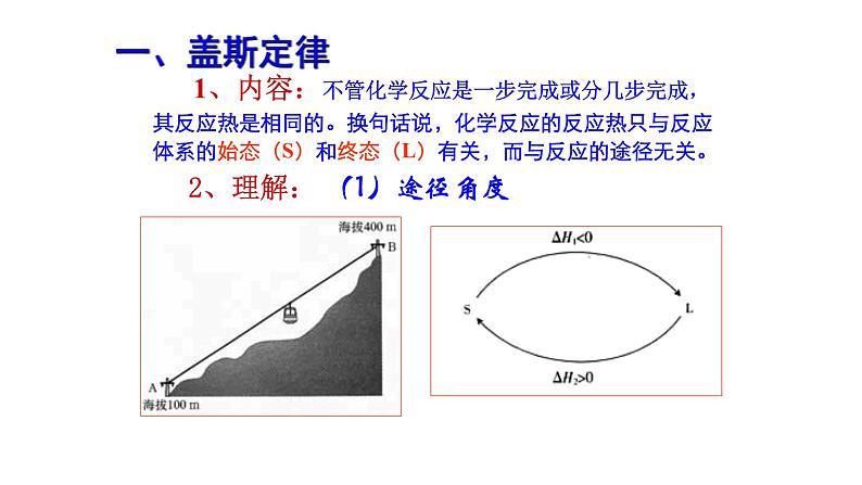 1.3 化学反应热的计算- 人教版高中化学选修四课件07