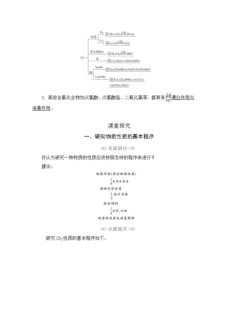 2020新教材化学同步新素养培优鲁科必修第一册讲义：第1章第2节第2课时研究物质性质的基本程序02