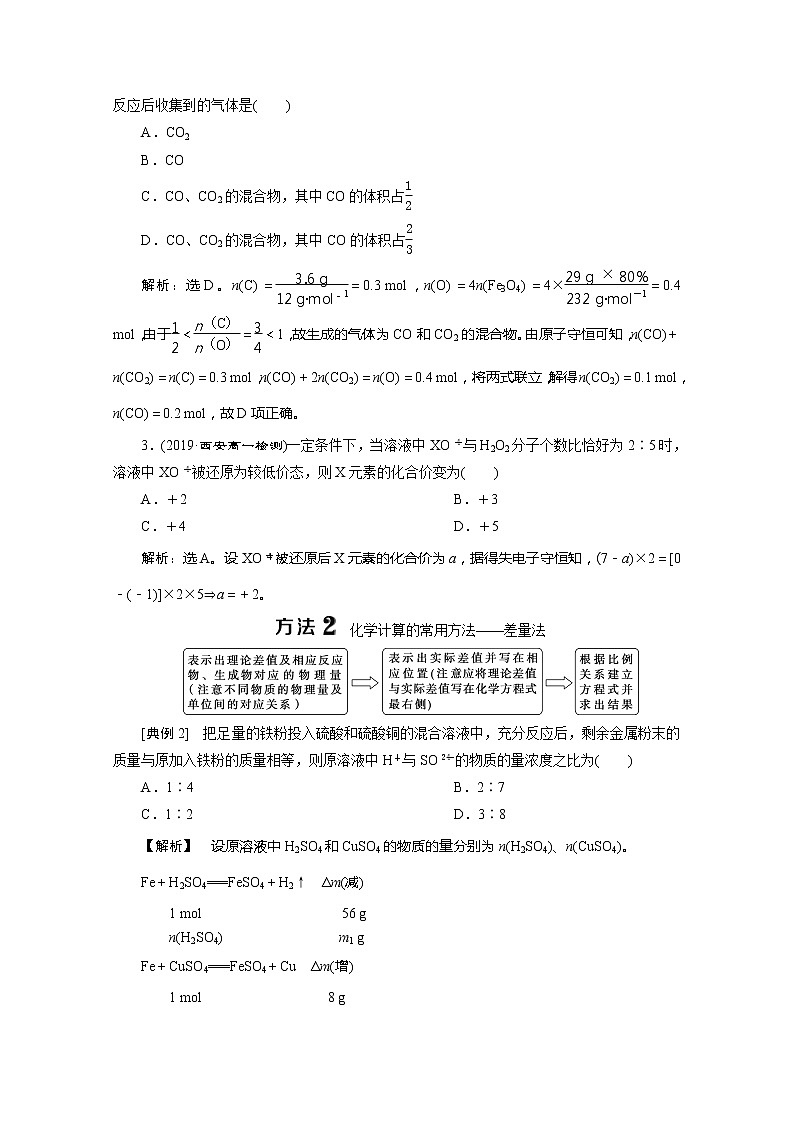 （新教材）2019-2020学年人教版化学必修第一册讲义：第三章章末整合提升02