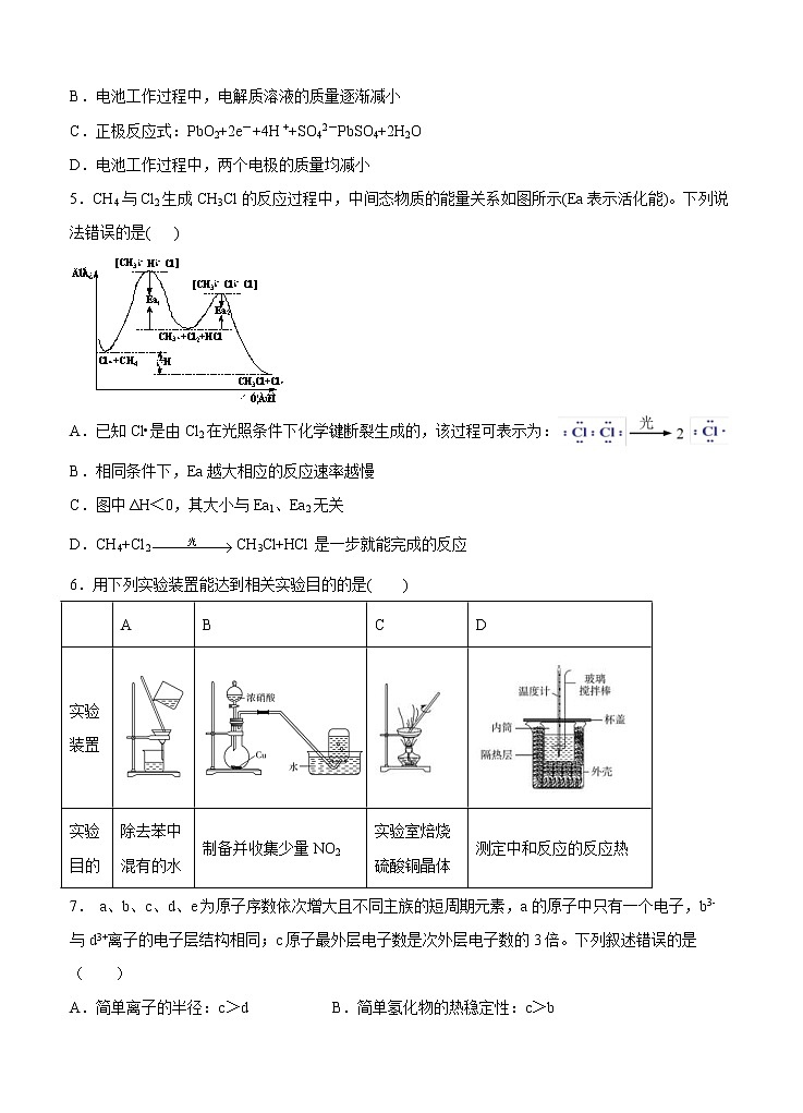 河北省唐山一中2021届高三上学期期中考试 化学(含答案)02