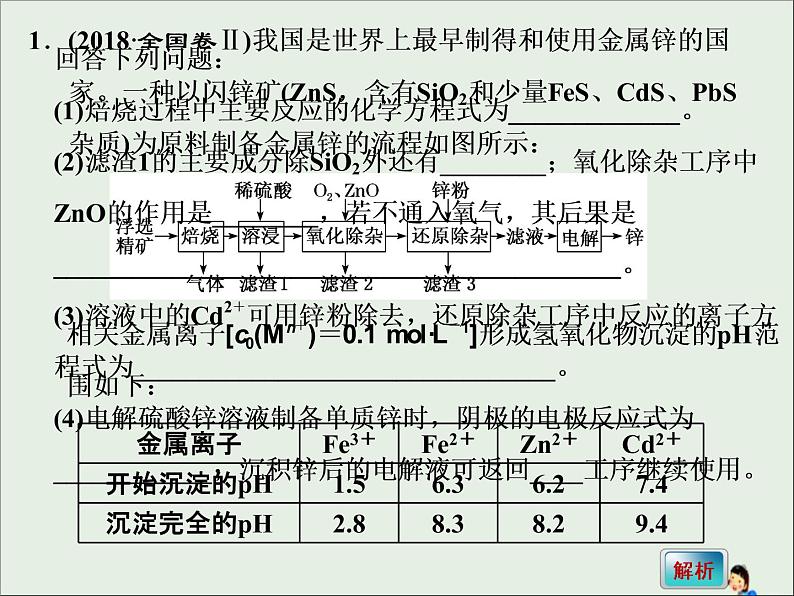 2021版高考化学二轮复习5个解答题之1-工艺流程综合题ppt课件（含答案）03