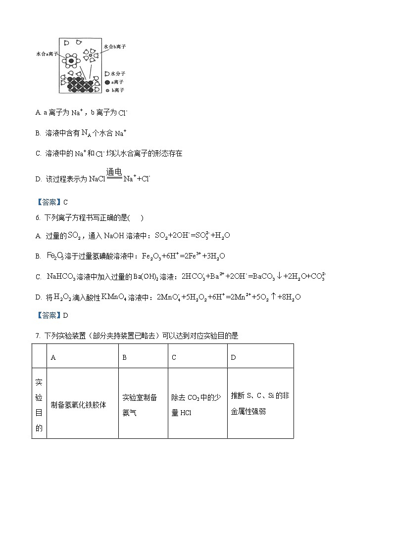 山东省泰安市2021届高三上学期期中考试化学试题（含答案）02