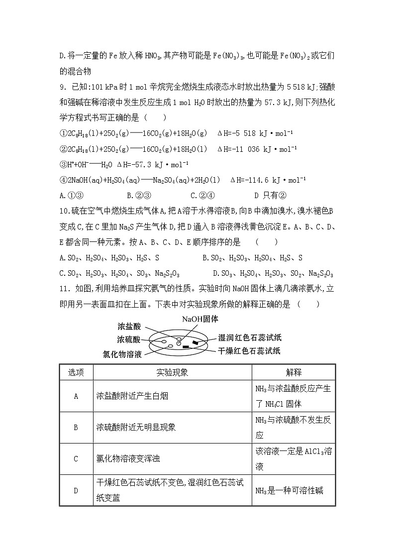 福建省平和第一中学2021届高三上学期期中考试化学试题（含答案）03