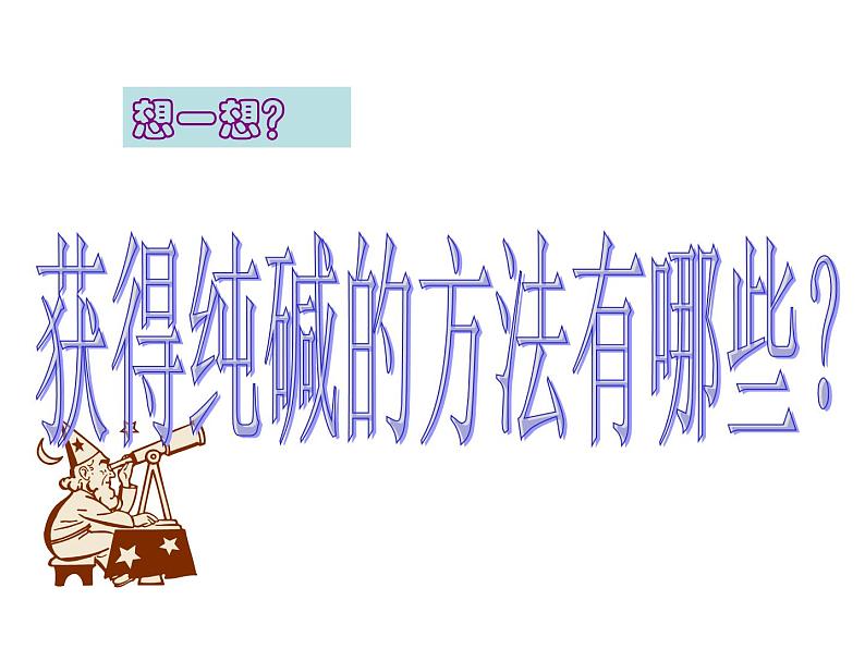 高中人教版化学选修2课件：第一单元 课题3纯碱的生产（共15张ppt）04