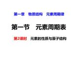 人教版高一化学必修二课件：1.1.2元素周期表第2课时 元素的性质与原子结构课件（共 29张PPT）