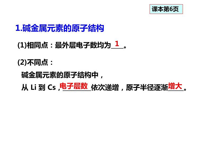 人教版高一化学必修二课件：1.1.2元素周期表第2课时 元素的性质与原子结构课件（共 29张PPT）第6页