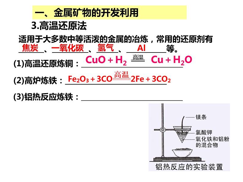 人教版高一化学必修二课件：4.1开发利用金属矿物和海水资源课件（共39 张PPT）07