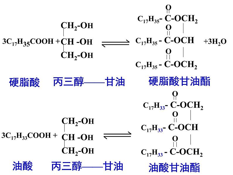 高中人教版化学选修1课件：第1章 第二节 重要的体内能源—油脂25张ppt06