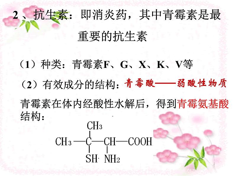 高中人教版化学选修1课件：第2章 第二节 正确使用药物17张ppt07