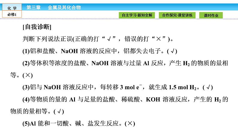 高中化学（人教版）必修1课件： 3.1.2第2课时　铝与氢氧化钠溶液的反应课件（共36张PPT）06