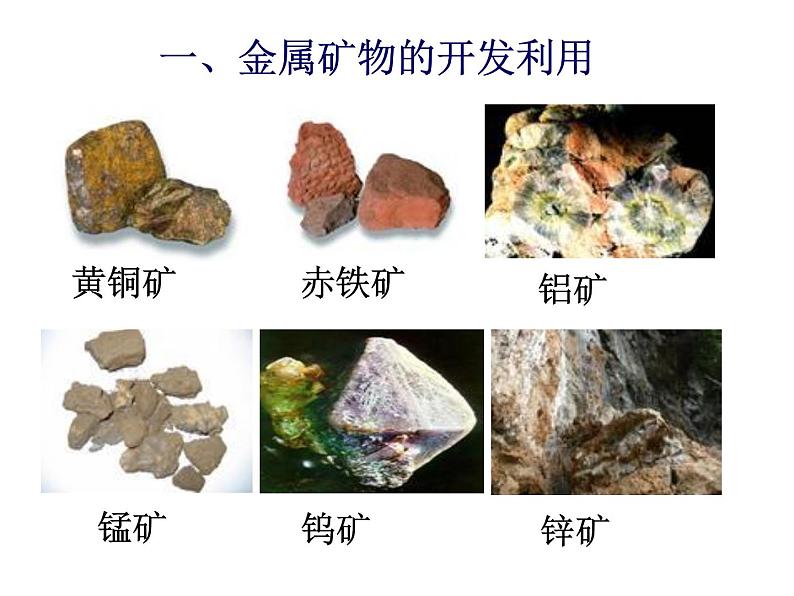 高中化学课件必修二《第四章 第一节 开发利用金属矿物和海水资源》（共45张PPT）03