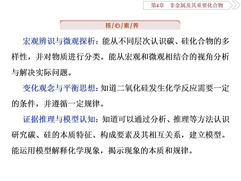 高中化学必修一鲁科版第三章  碳、硅及无机非金属材料课件04