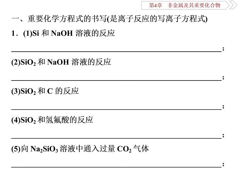 高中化学必修一鲁科版第三章 —非金属及其重要化合物易错易混题排查落实课件02