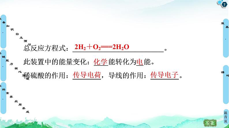 2020-2021学年新鲁科版必修2第2章 第2节 第2课时　化学反应能量转化的重要应用——化学电池课件（65张）第7页