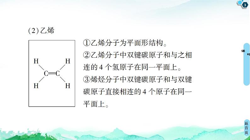 2020-2021学年新鲁科版必修2第3章 第2节 微专题5　烃分子中原子的共线、共面问题课件（17张）03