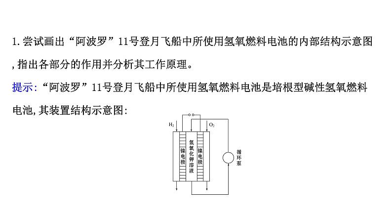 2020-2021学年鲁科版新教材选择性必修1第1章 微项目设计载人航天器用化学电池与氧气再生方案——化学反应中能量及物质的转化利用课件（70张）08