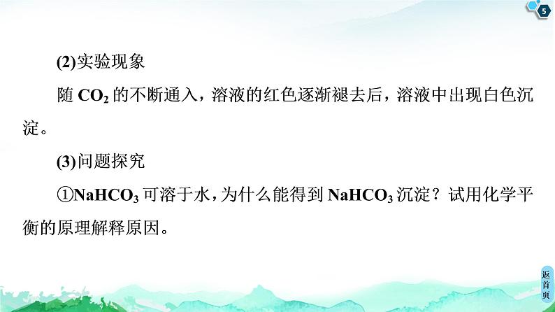 2020-2021学年新鲁科版选择性必修1第3章 微项目 揭秘索尔维制碱法和侯氏制碱法——化学平衡思想的创造性应用课件（20张）05