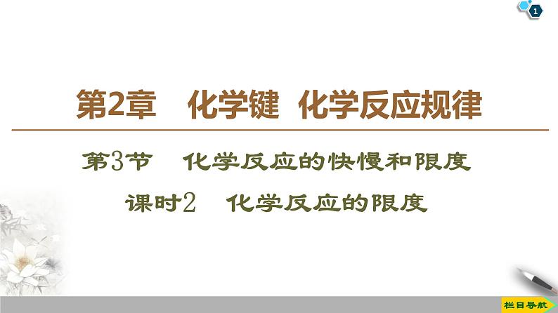 2019-2020学年新鲁科版必修2第2章 第3节 课时2　化学反应的限度课件（41张）01