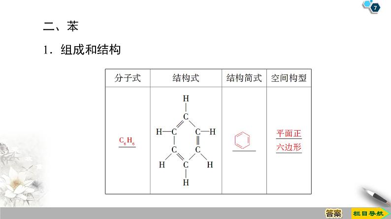 2019-2020学年新鲁科版必修2第3章 第2节 课时2　煤的干馏与苯课件（50张）07