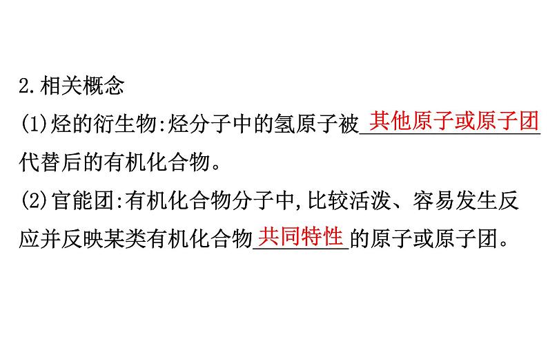 2019-2020学年新鲁科版必修2：3.1.2有机化合物中的官能团　同分异构现象和同分异构体课件（69张）第5页