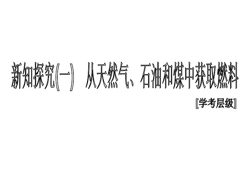 2020-2021学年新教材鲁科版必修第二册 第3章第2节 从化石燃料中获取有机化合物（第1课时） 课件（40张）04