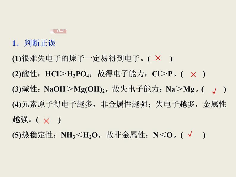 2020-2021学年新教材鲁科版必修第二册 第1章第3节 元素周期表的应用（第1课时） 课件（35张）第6页