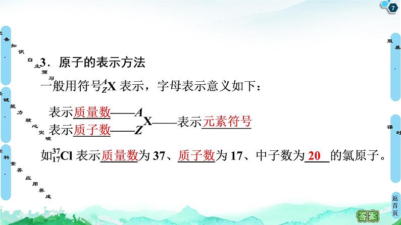 2020-2021学年新鲁科版必修2第1章 第1节 第1课时　原子核　核素课件（66张）07