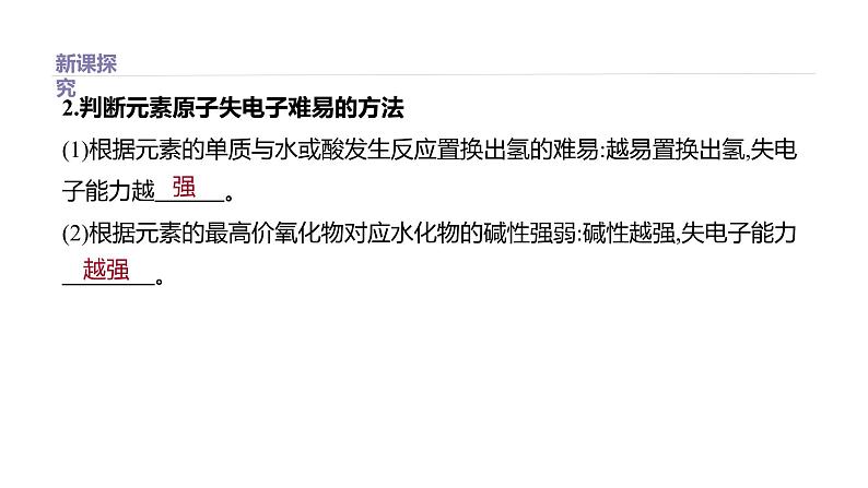 2020-2021学年新鲁科版必修2第1章第3节元素周期表的应用第1课时课件（33张）第7页