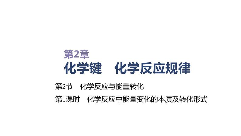 2020-2021学年新鲁科版必修2第2章第2节化学反应与能量转化第1课时课件（32张）第1页