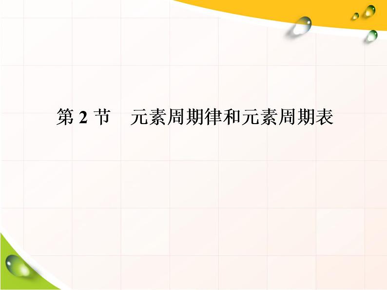 2019-2020学年新教材鲁科版必修第二册 第1章第2节 元素周期律和元素周期表 课件（56张）第1页