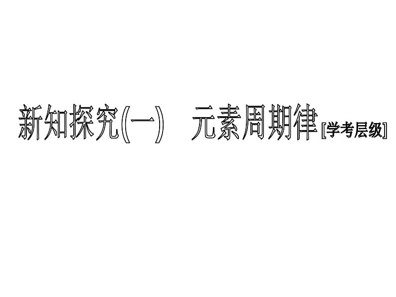 2019-2020学年新教材鲁科版必修第二册 第1章第2节 元素周期律和元素周期表 课件（56张）第4页