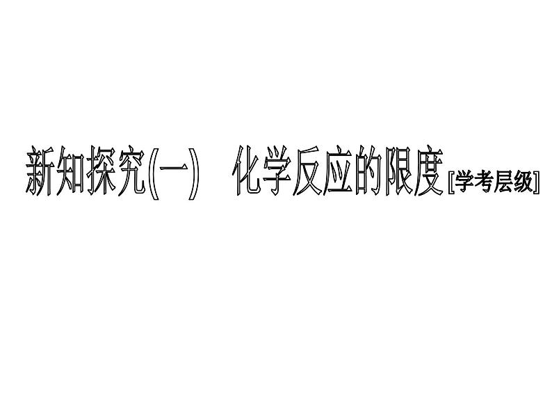 2019-2020学年新教材鲁科版必修第二册 第2章第3节 化学反应的快慢和限度（第2课时） 课件（30张）第4页