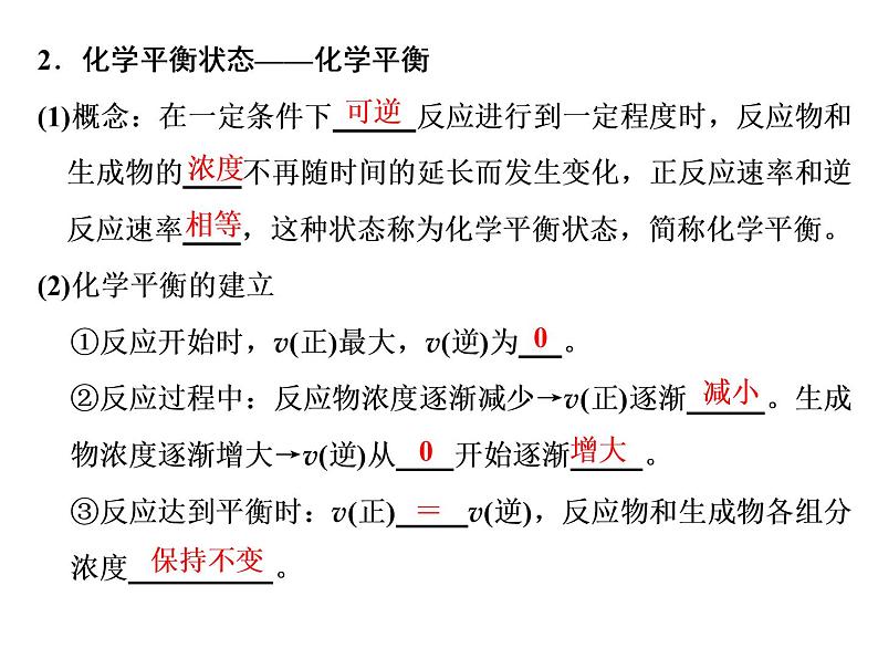 2019-2020学年新教材鲁科版必修第二册 第2章第3节 化学反应的快慢和限度（第2课时） 课件（30张）第7页